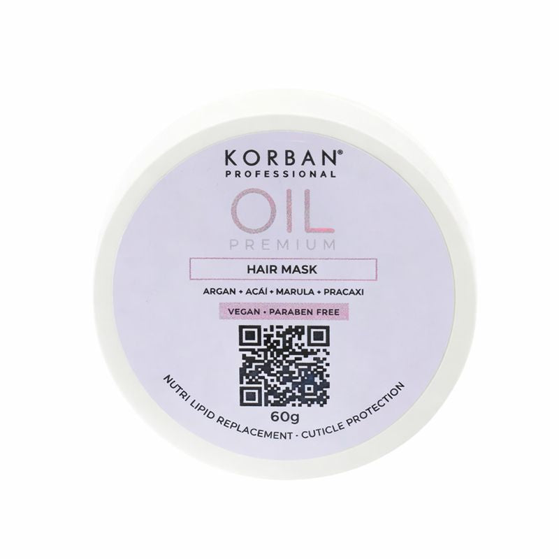Korban Oil Premium Moisturizing Hair Mask, 60 g