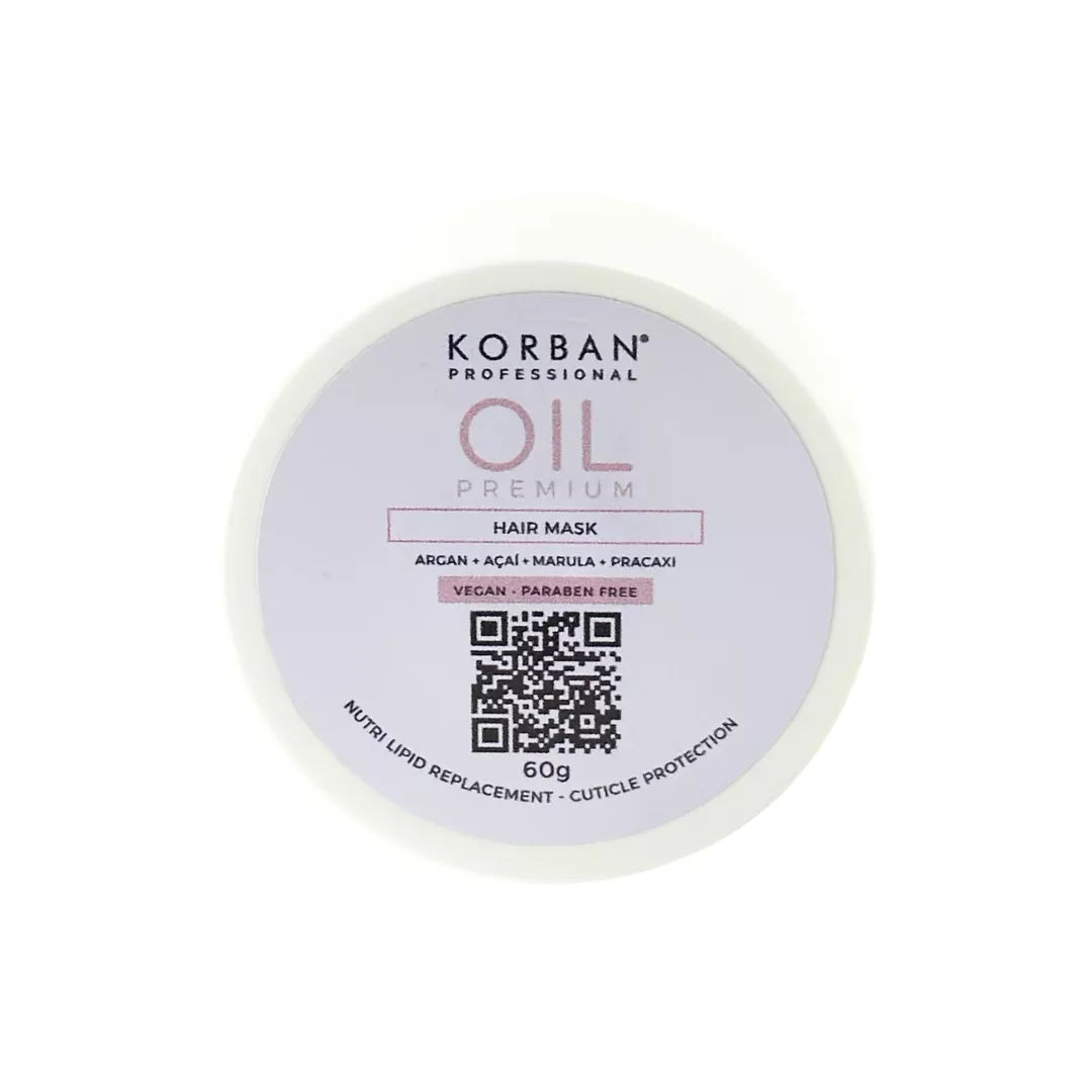 Korban Oil Premium Moisturizing Hair Mask, 60 g