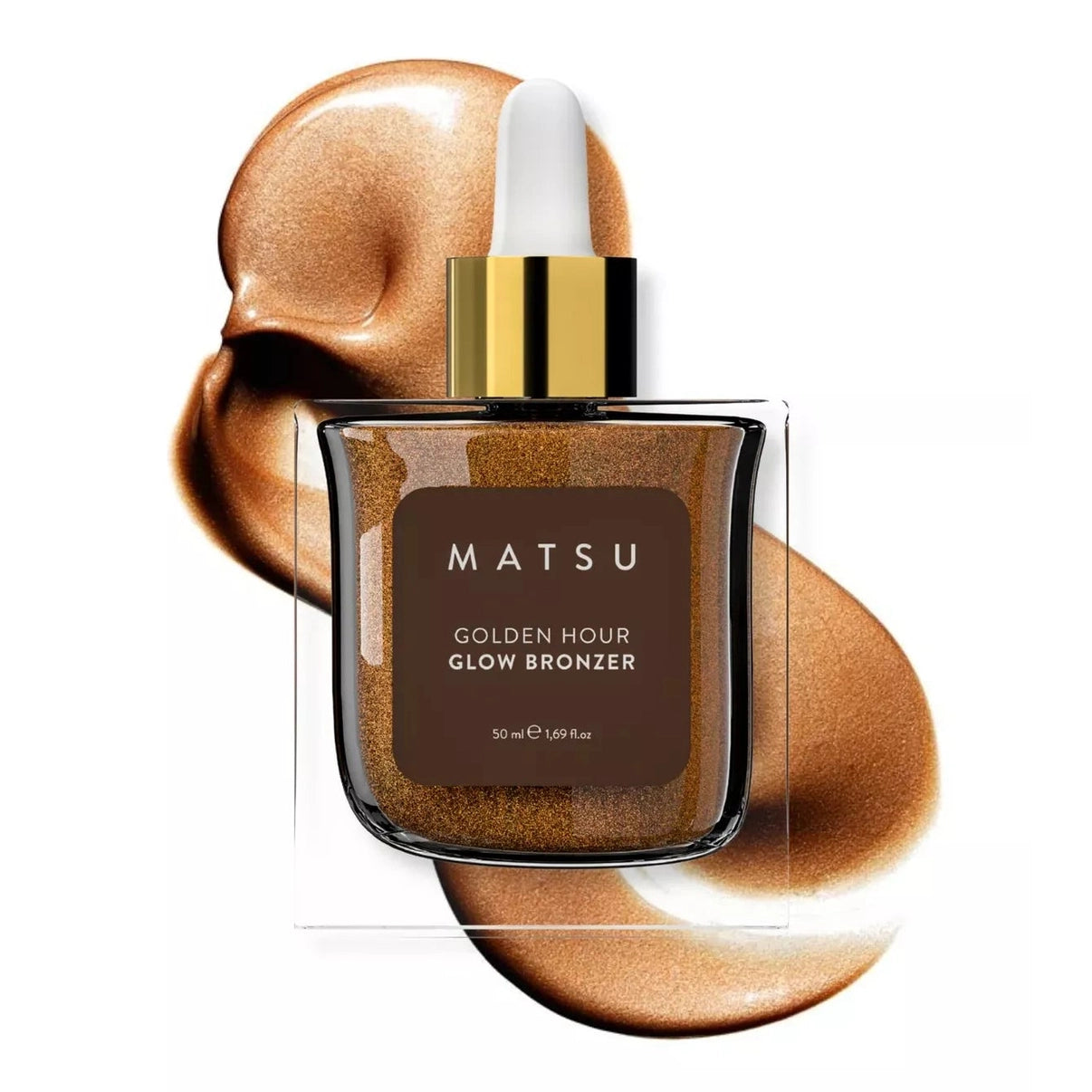 Matsu Golden Hour body bronzer, 50 ml.